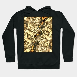 Human civilization and mythical chaos Hoodie